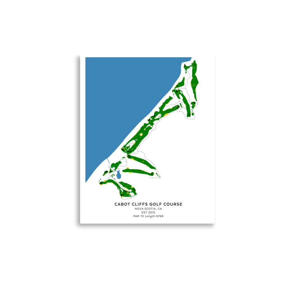 Cliffs Golf Course Map Cabot Cliffs Golf Course - Nova Scotia, CA – MulliganMaps