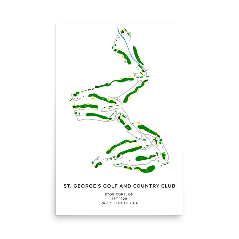 St. George's Golf and Country Club - Etobicoke, ON - Hole Numbers